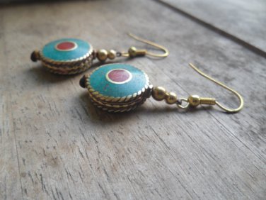 Handmade Stone Bead Earring