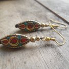 Handmade Stone Bead Earring
