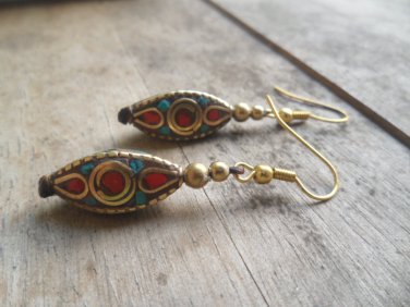 Handmade Stone Bead Earring