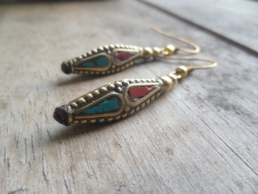 Handmade Stone Bead Earring