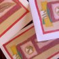 DIY printable art cards LEAF TOTEM collage 3-in-1