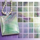 Acrylic Art Brushstrokes no.1, 1-inch squares, Digital Collage Sheet - Download and Print