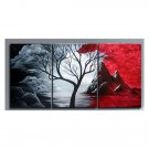 Handmade Modern Abstract Art Oil Painting Scenery Tree On Canvas