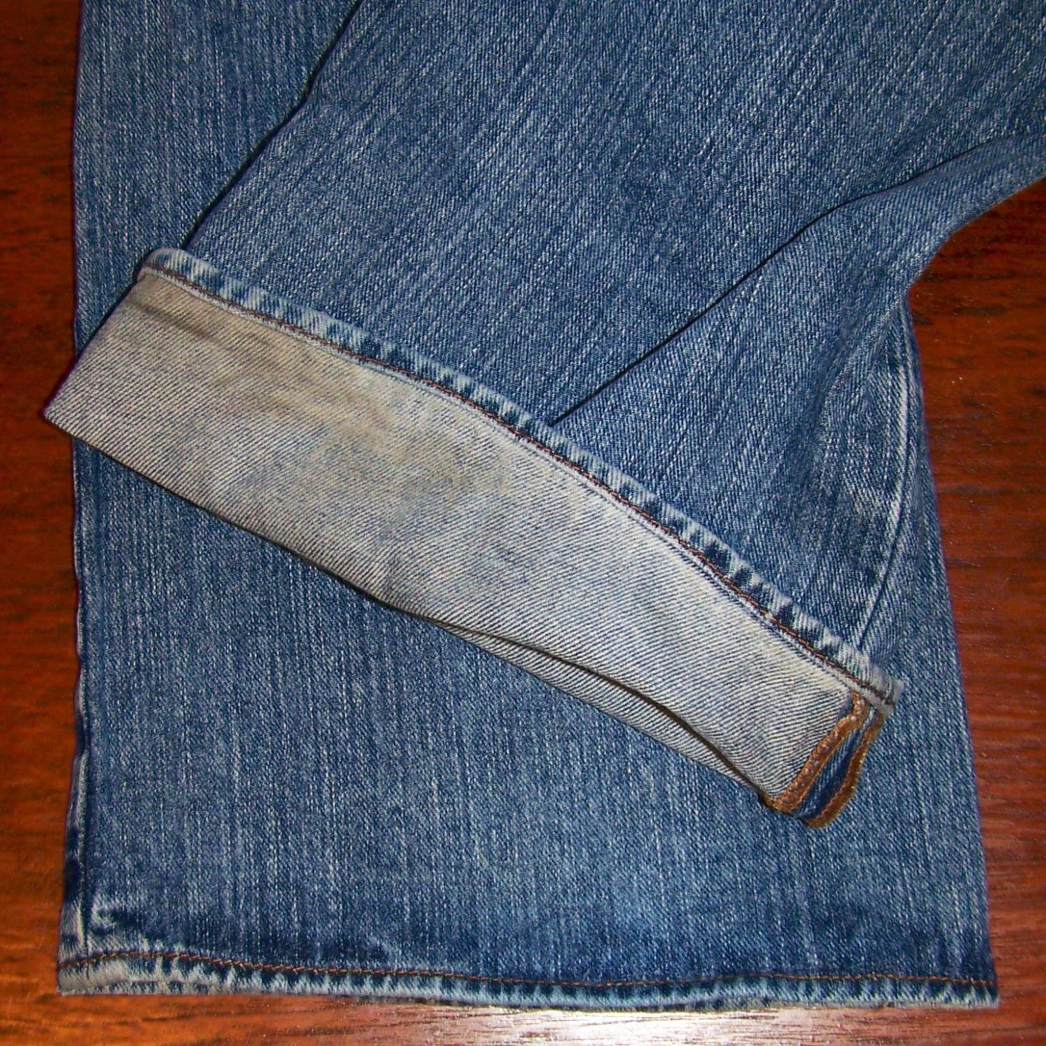 Mens Guess Dark Sterling Wash Bootcut Jeans Size 34 X 32