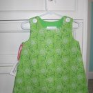 12-18 Months Green & White Seersucker Dress