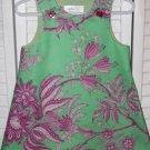 6-9 Months Pink and Green Floral Dress