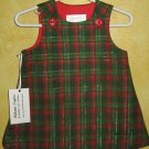 3-6 Months Red & Green Plaid Dress