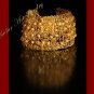 Wire Crochet with Crystal & Glass Pearl Gold Color Bracelet #12007 - Free shipping.