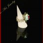 Handmade Blooming Flower Crystal Ring #12025 red blue color - Free shipping.