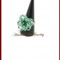 Turquoise/green Miyuki beads Blossom Crystal Ring #12038 Free shipping