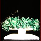 Crystals & Japanese beads Turquoise/green Bracelet #12039 Free shipping