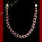 Handmade Jewelry Silver Copper Wire Crystals Necklace #12020 Free shipping