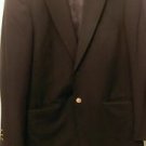 Men's Enrico Gelini Collezione one button black blazer/jacket size 40