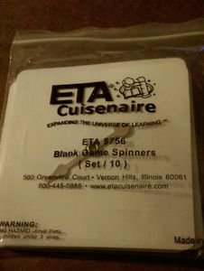 ETA CUISENAIRE Set of 8Transparent Square Overhead Spinners Math ...