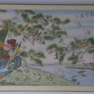 Chinese Multiple Peacock Love Birds Fengshui Art Painting