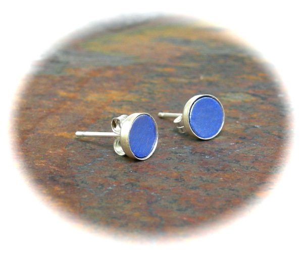 blue mens earrings