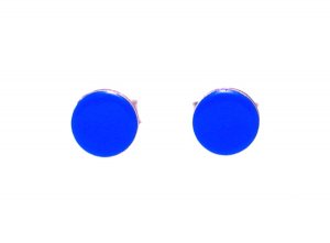 Flat Earrings For Men Cool Blue Guys S Stainless Flat Earrings For Men Cool Blue Guys S Stainless Steel Posts Aluminum Studs 6mm