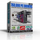 760,000 Pc Drivers DVD - Windows XP,Vista,Win 7 - Latest Version For 2012 -