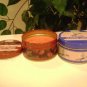 NEW pretty scented black cherry OR VANILLA WAX candle REUSABLE metal tin-lid !!