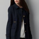 Ann Taylor LOFT Twill Officer Coat Size:2