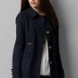Ann Taylor LOFT Twill Officer Coat Size:2
