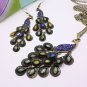 Vintage Style Peacock Jewellery Set