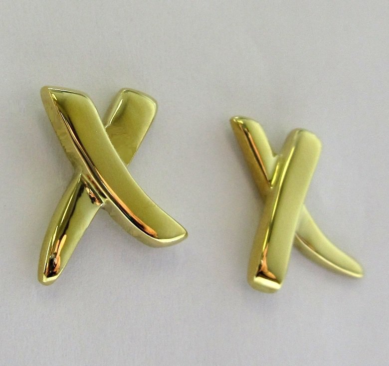 TIFFANY & CO. 18K Gold Paloma Picasso X Earrings