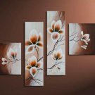 Original modern abstract canvas floral art oil painting -flowers