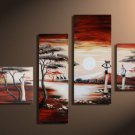 modern abstract canvas art oil painting -Africa step