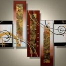 Handmade contemporary abstract canvas art oil painting