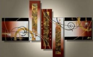 Handmade contemporary abstract canvas art oil painting