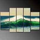 Handmade Modern abstract canvas art seascape oil painting -Huge Wave