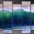 Huge Modern abstract canvas seascape art oil painting