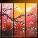 Huge Modern abstract canvas Blossom oil painting