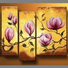Modern abstract canvas art floral oil painting -flowers