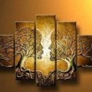 Huge Modern abstract canvas oil painting -Love Tree