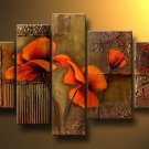 Huge Modern abstract canvas floral oil painting -Huge flowers