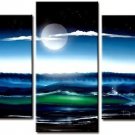 Huge Modern abstract canvas seascape oil painting