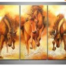 Huge Modern abstract canvas art animal oil painting -horses