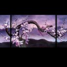 Huge Modern abstract canvas cherry blossom oil painting