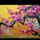 Modern abstract canvas art Blossom oil painting -Flo32