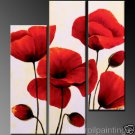 Modern abstract canvas art Huge flower oil painting -Flo34
