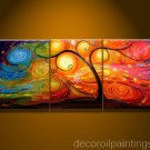 Modern abstract canvas art decor  oil painting -Flo36