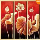 Modern abstract canvas art Huge flower oil painting -Flo38
