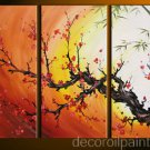 Modern abstract art blossom Tree oil painting -Flo41