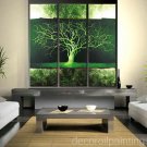 Modern abstract canvas huge tree oil painting -Flo61