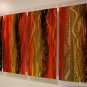 Large abstract Metal painting contemporary sculpture Met09