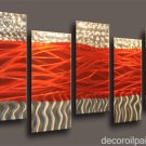 Large abstract Metal painting contemporary sculpture Met10