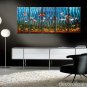Huge contemporary flowers abstract Metal painting Met15