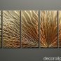 Huge contemporary sculpture abstract Metal painting Met19
